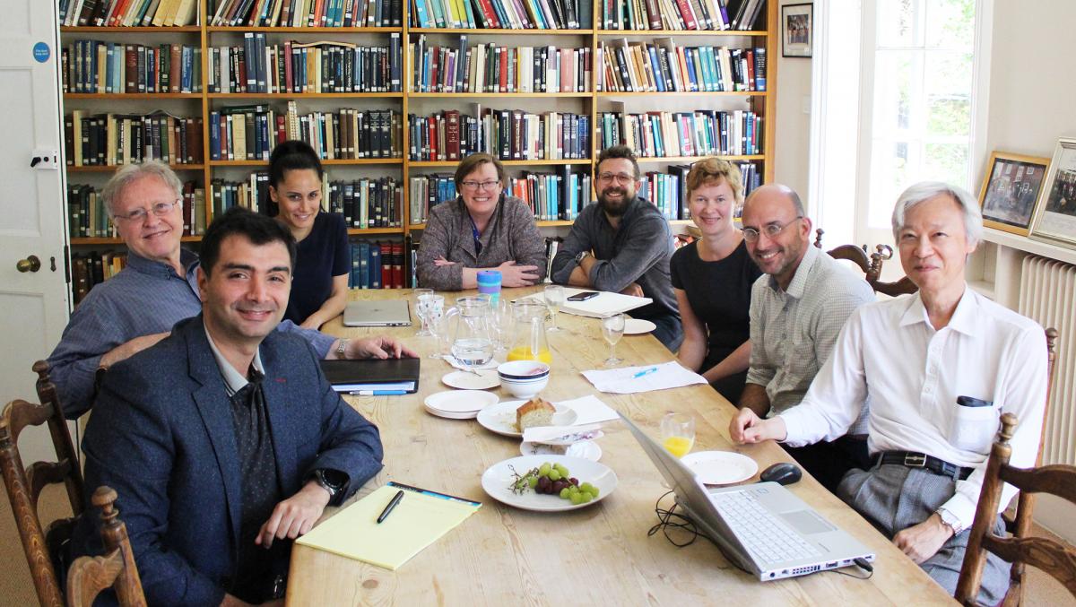 Visitors roundtable talk at the Lauterpacht Centre for International Law